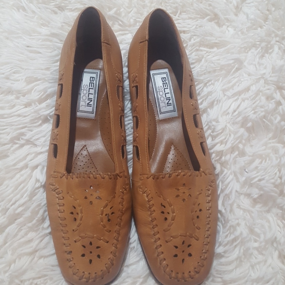Bellini leather flats